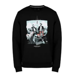 Weekend Offender 4 Blocks Graphic Sweatshirt Black