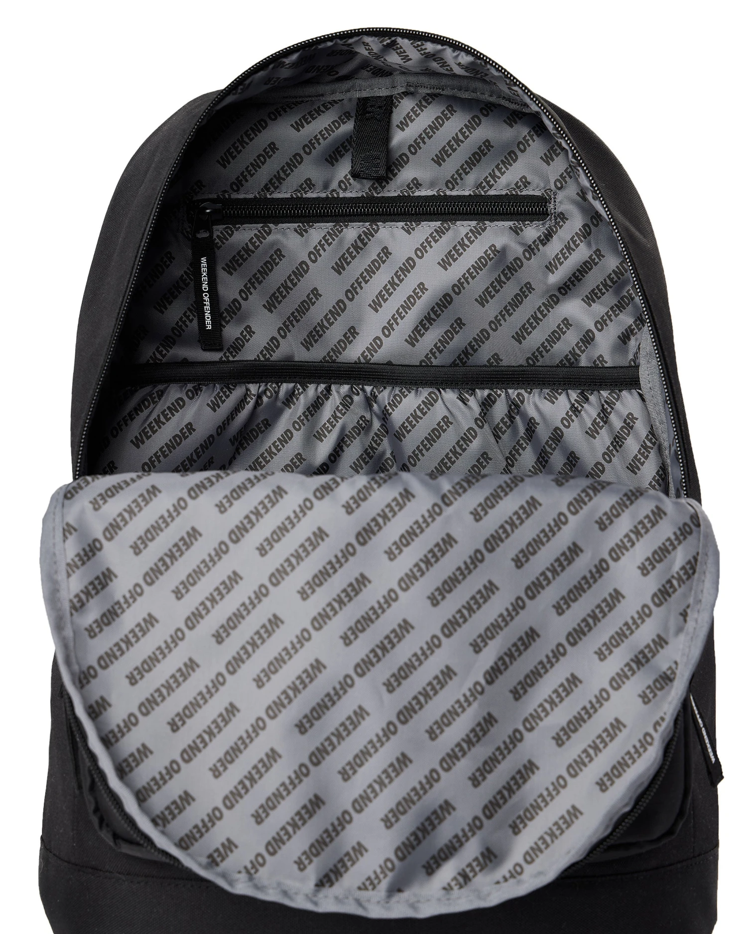 Weekend Offender Classic Rucksack Black Ripstop - Image 5