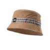 Weekend Offender Queensland Bucket Hat Cognac Brown / Mid House Check
