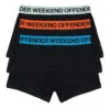 Weekend Offender Boxer Shorts Pack Of 3 Orange Peel/ Azure Blue/ Mint Tea Green