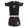 Weekend Offender One Nation Rashguard And Shorts Set Black