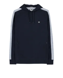 Weekend Offender Lo Sung Hoodie Navy/Blue House Check