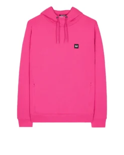 Weekend Offender Ribbe Hoodie Cerise Pink