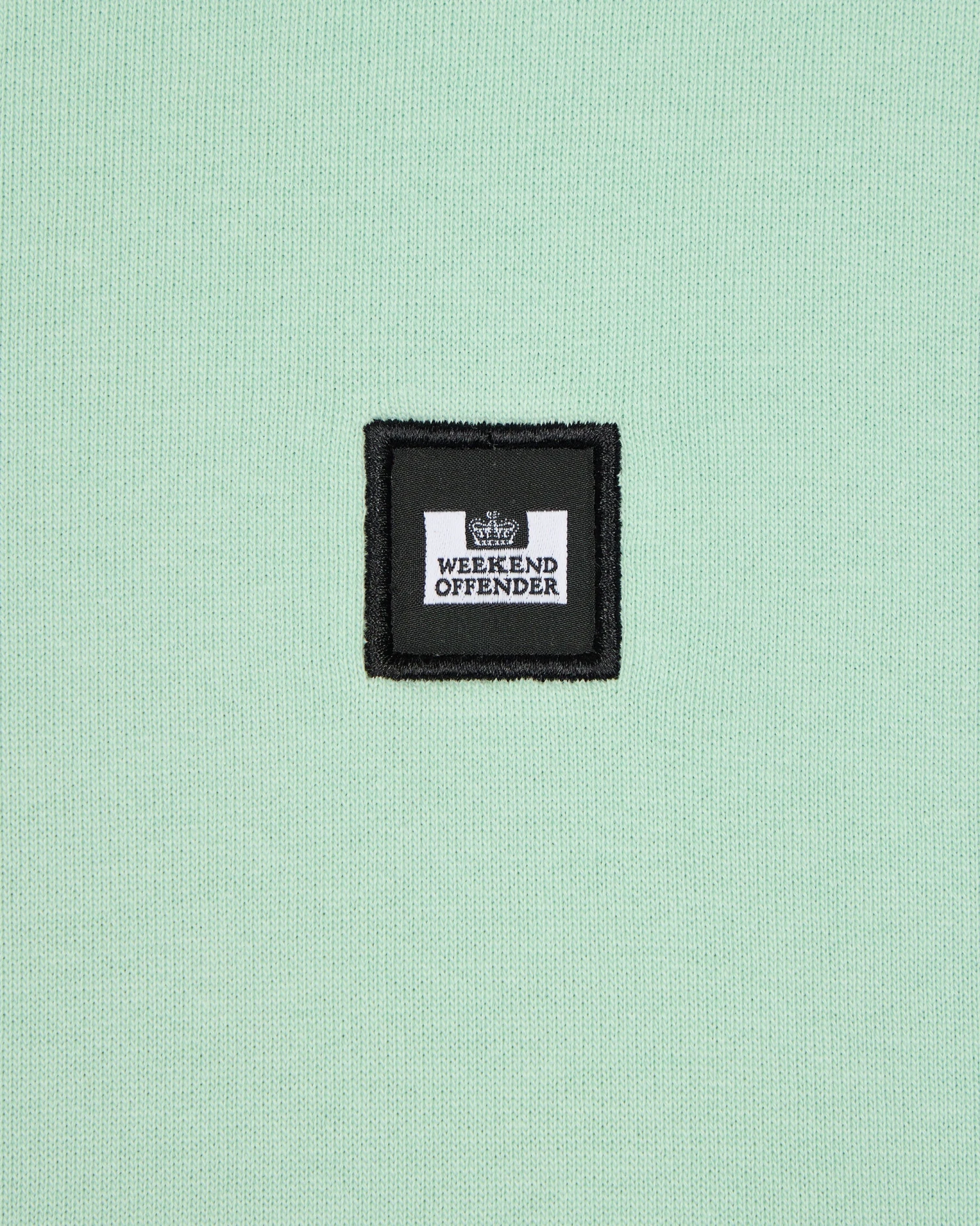 Weekend Offender Ribbe Hoodie Mint Tea Green - Image 6