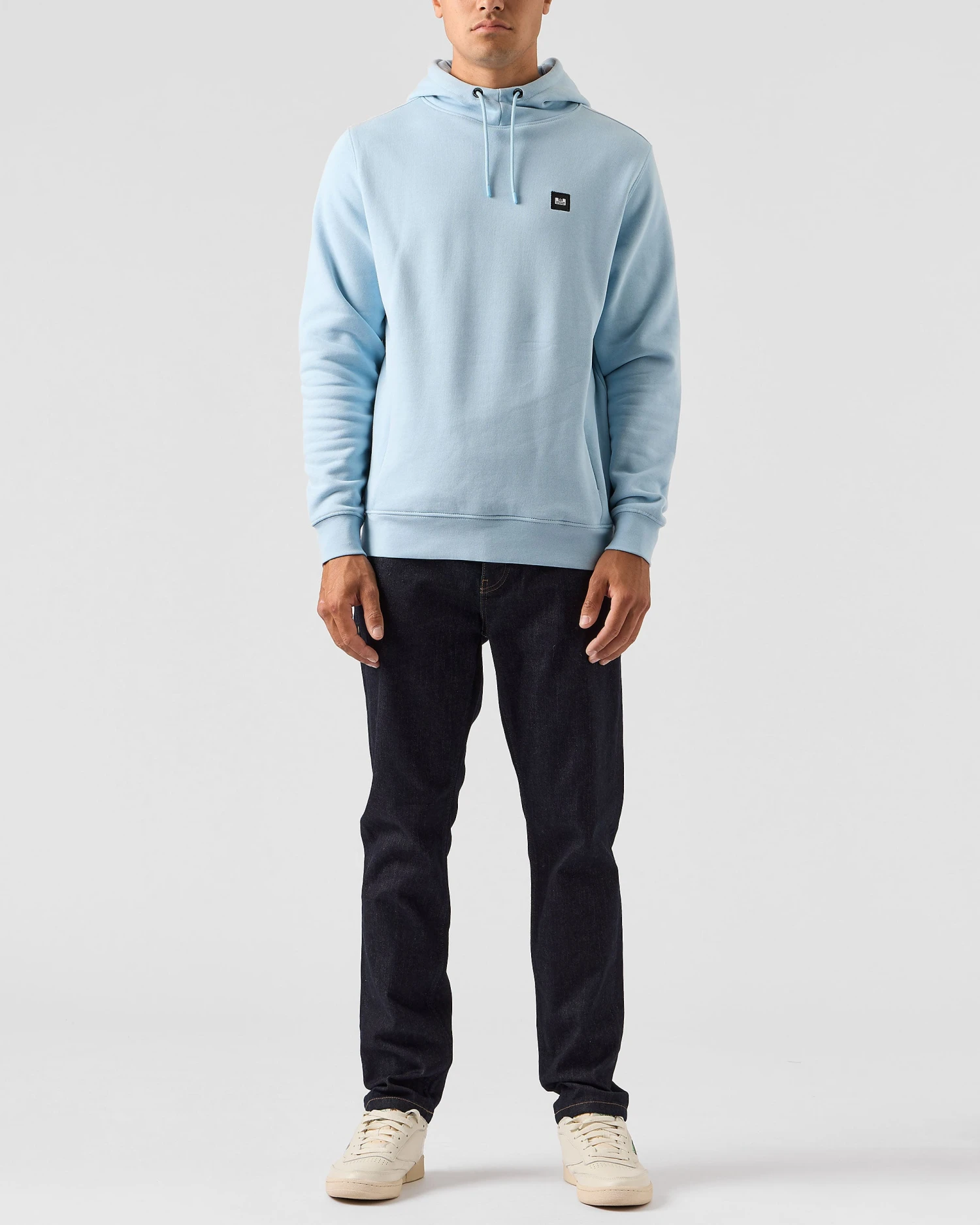 Weekend Offender Ribbe Hoodie Winter Sky Blue - Image 2