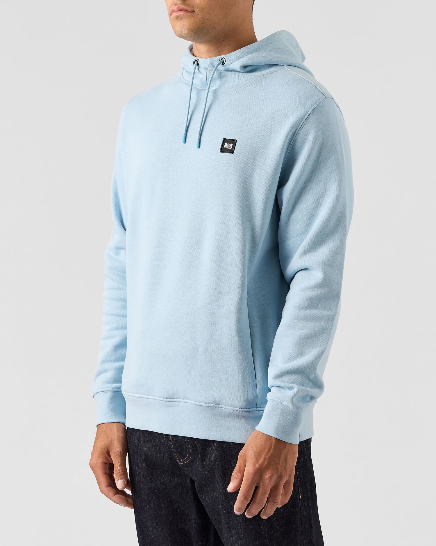 Weekend Offender Ribbe Hoodie Winter Sky Blue - Image 3