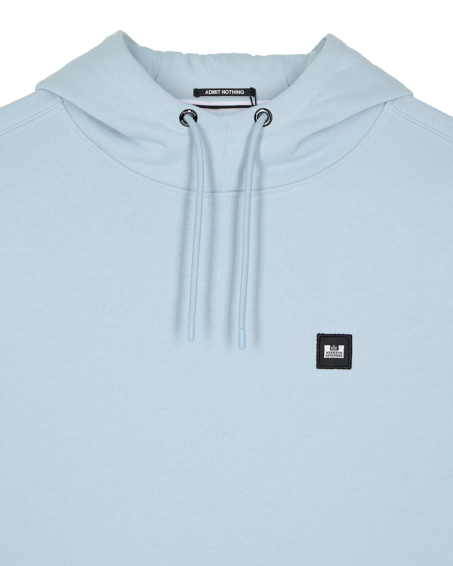 Weekend Offender Ribbe Hoodie Winter Sky Blue - Image 5