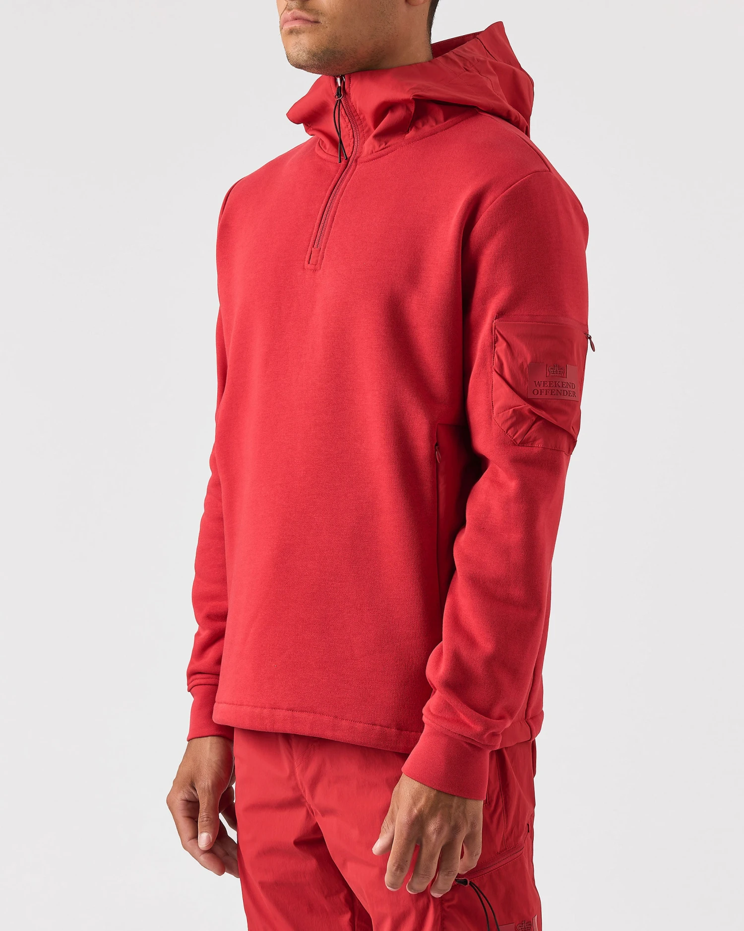 Weekend Offender Caillet Hoodie Scarlet Red - Image 2