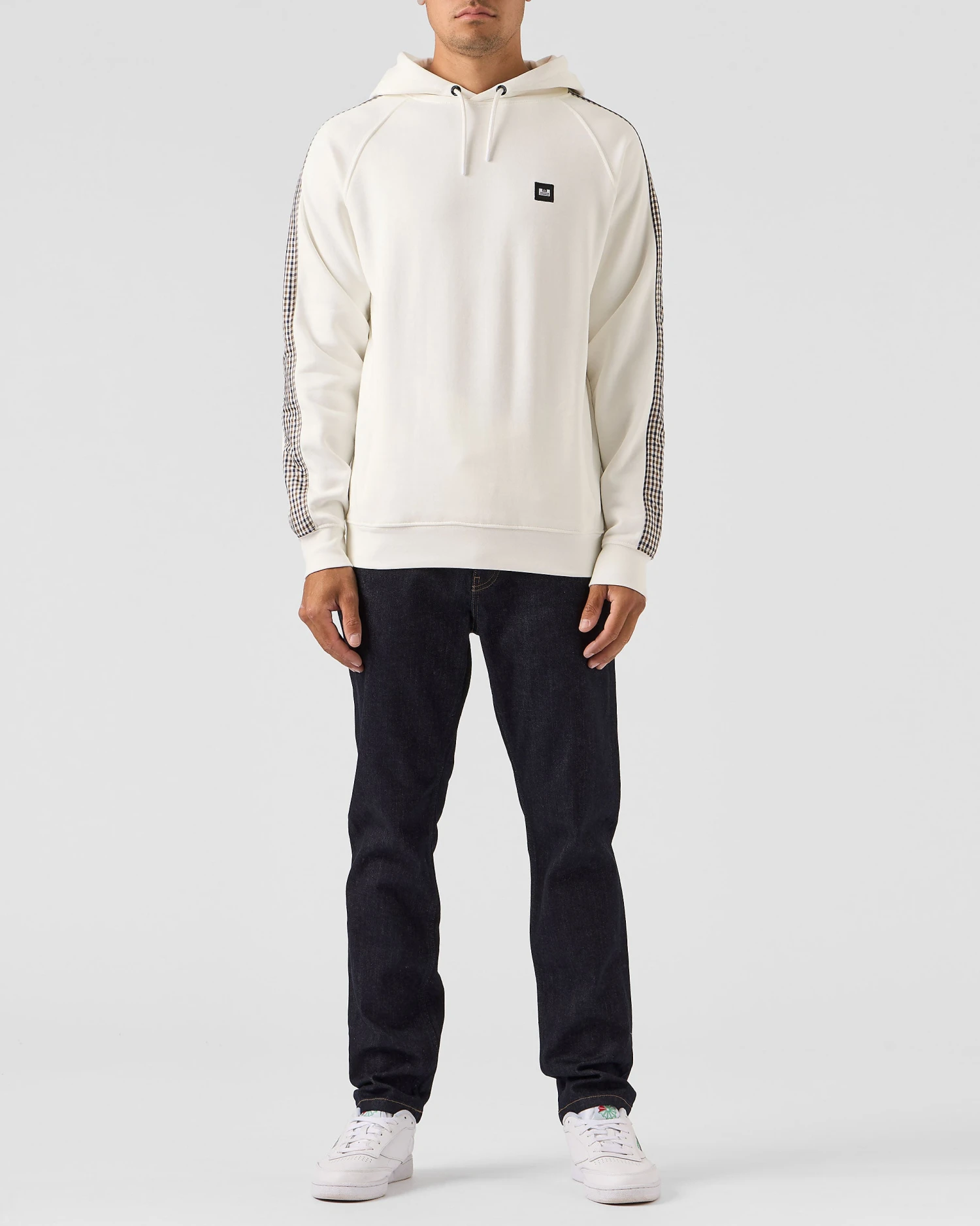 Weekend Offender Lo Sung Hoodie Winter White/House Check - Image 2