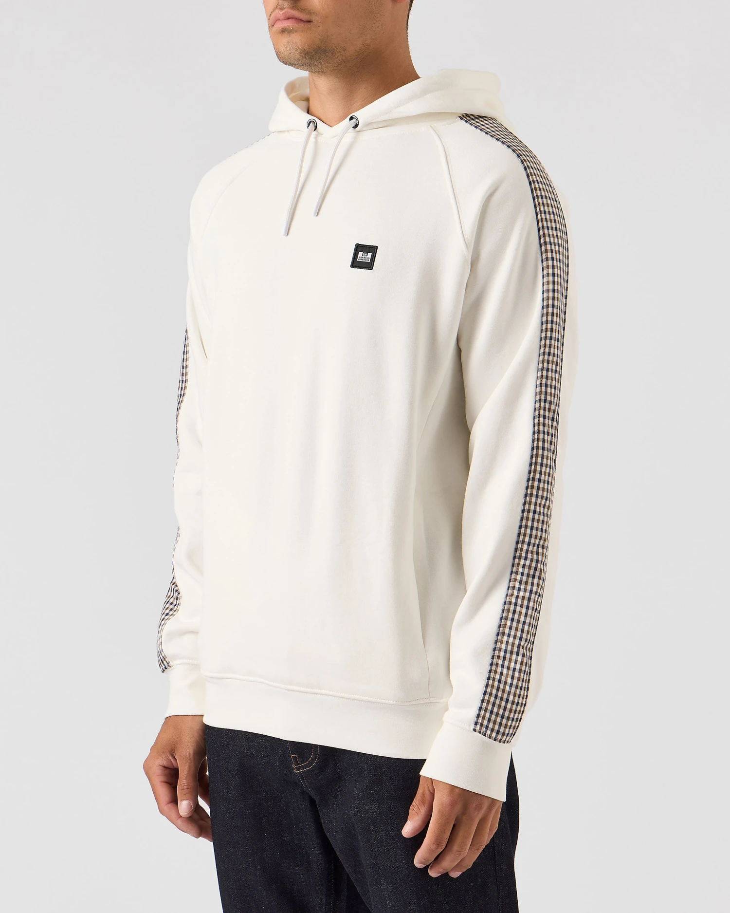 Weekend Offender Lo Sung Hoodie Winter White/House Check - Image 3