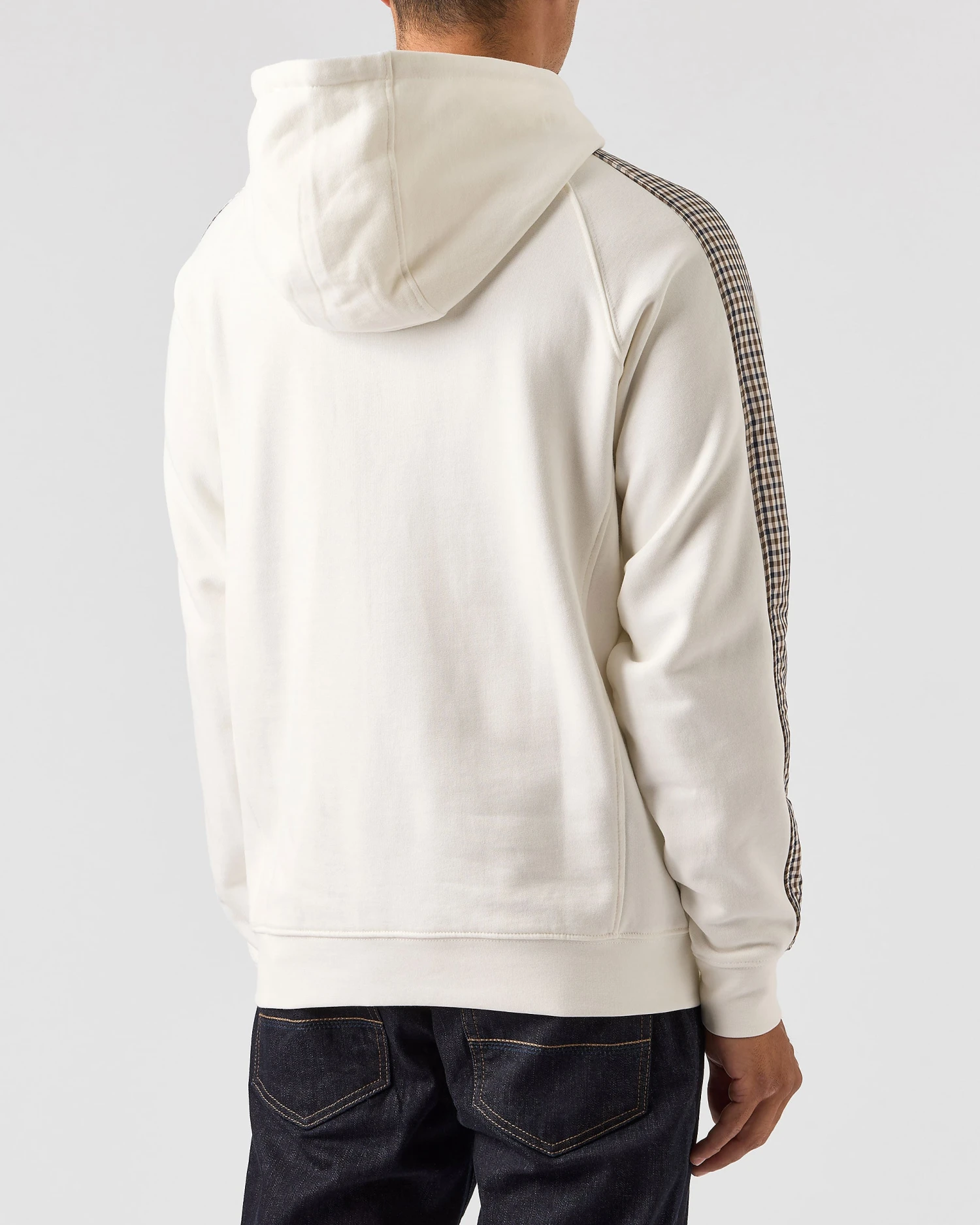 Weekend Offender Lo Sung Hoodie Winter White/House Check - Image 4