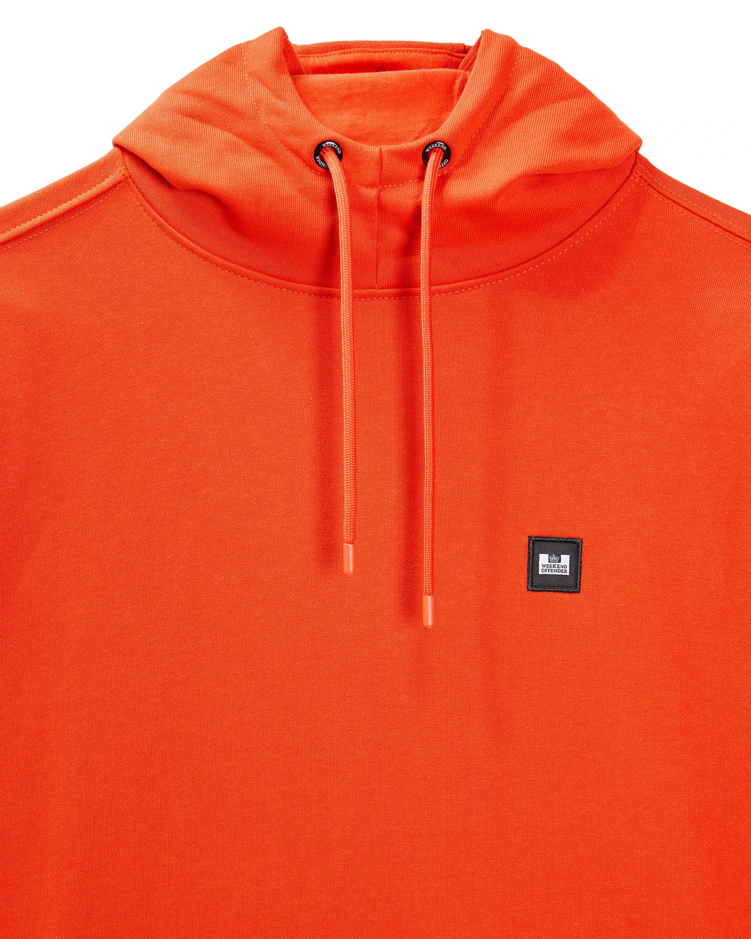 Weekend Offender Ribbe Hoodie Pure Orange - Image 5