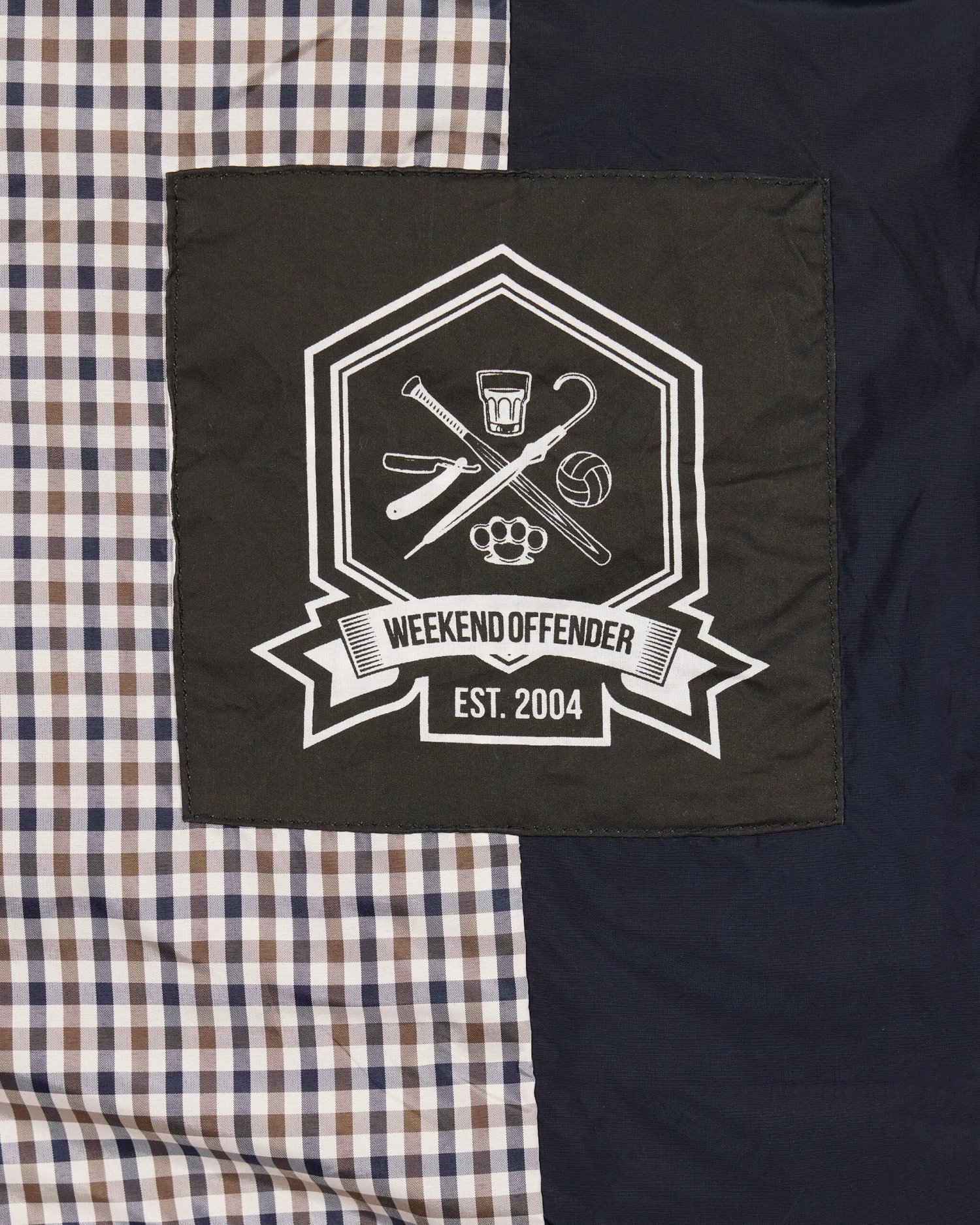 Weekend Offender Porto Mac Jacket Navy - Image 9