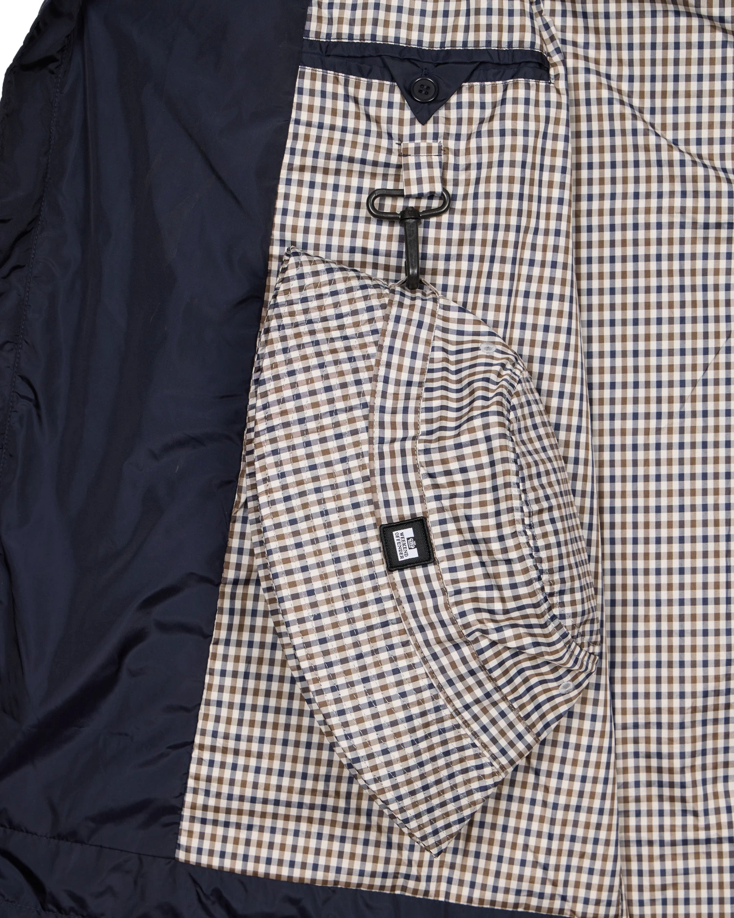 Weekend Offender Porto Mac Jacket Navy - Image 10