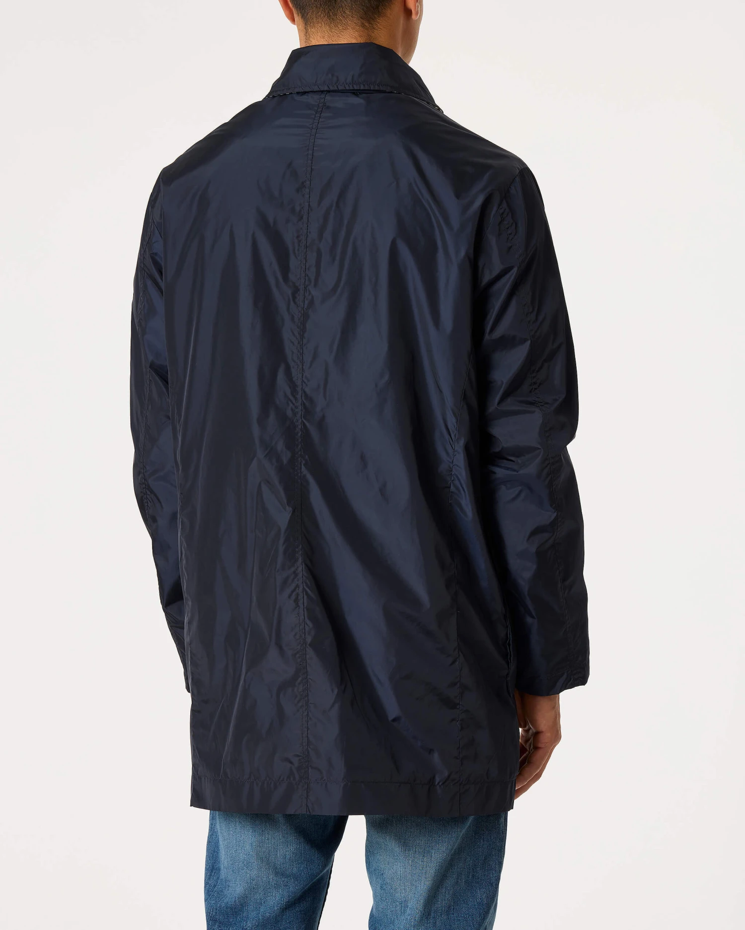 Weekend Offender Porto Mac Jacket Navy - Image 4