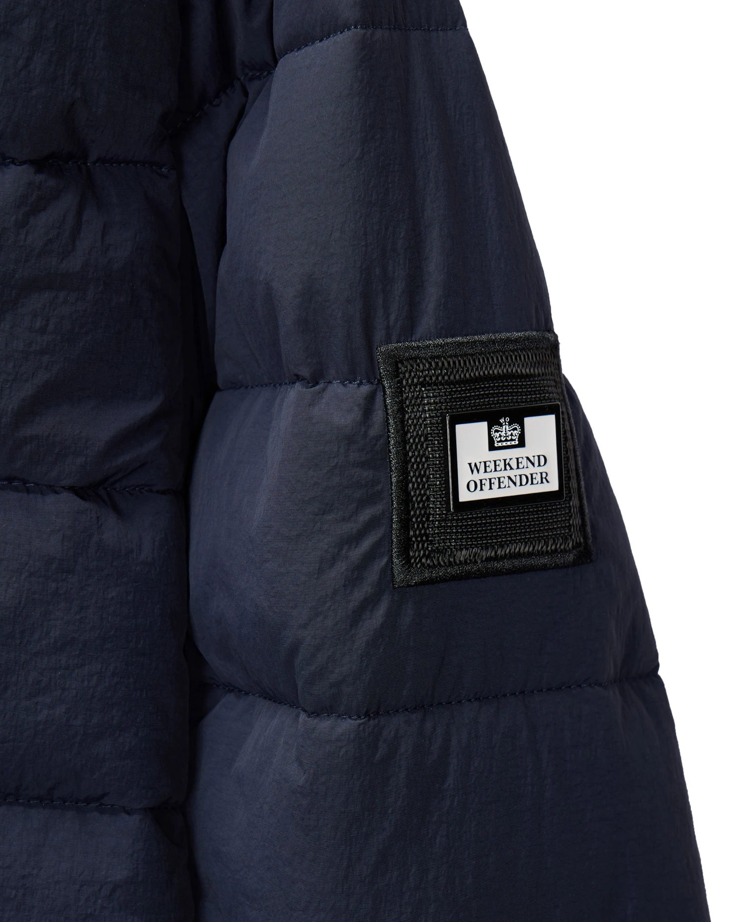 Weekend Offender Kids La Guardia Puffer Jacket Navy - Image 6