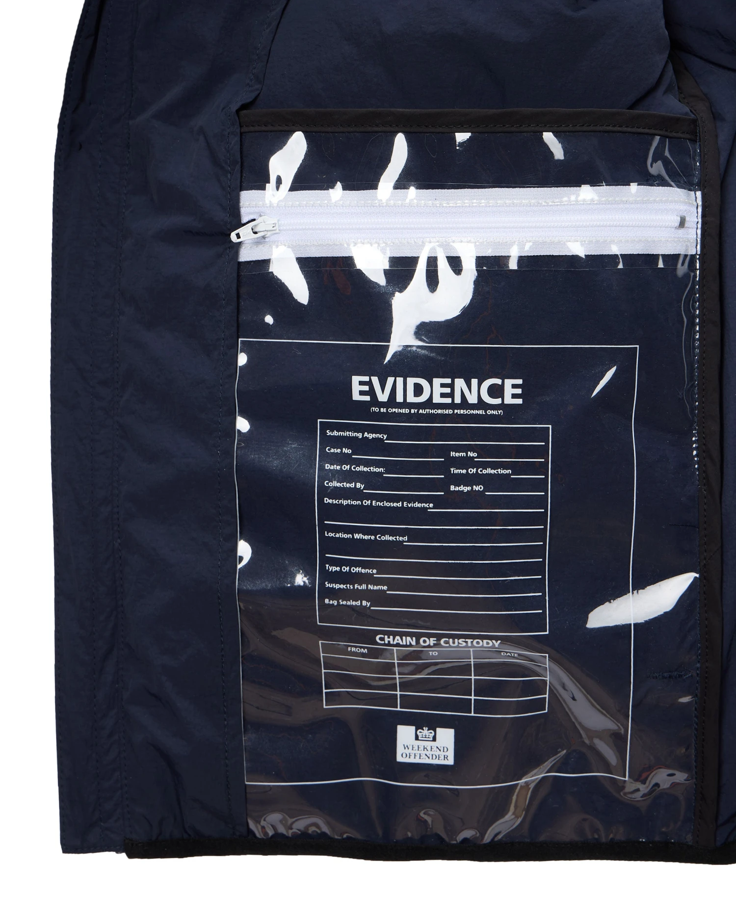 Weekend Offender Kids La Guardia Puffer Jacket Navy - Image 8