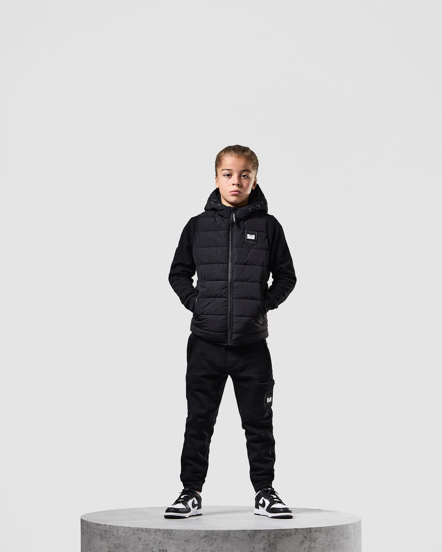 Weekend Offender Kids Toronto Gilet Black - Image 2