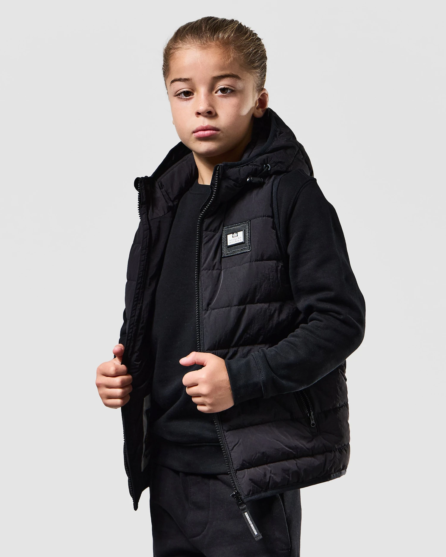 Weekend Offender Kids Toronto Gilet Black - Image 3