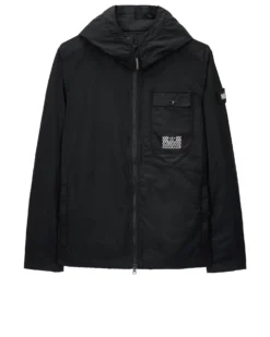 Weekend Offender Seinfeld Mesh Pocket Field Jacket Black