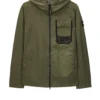 Weekend Offender Seinfeld Mesh Pocket Field Jacket Dark Green