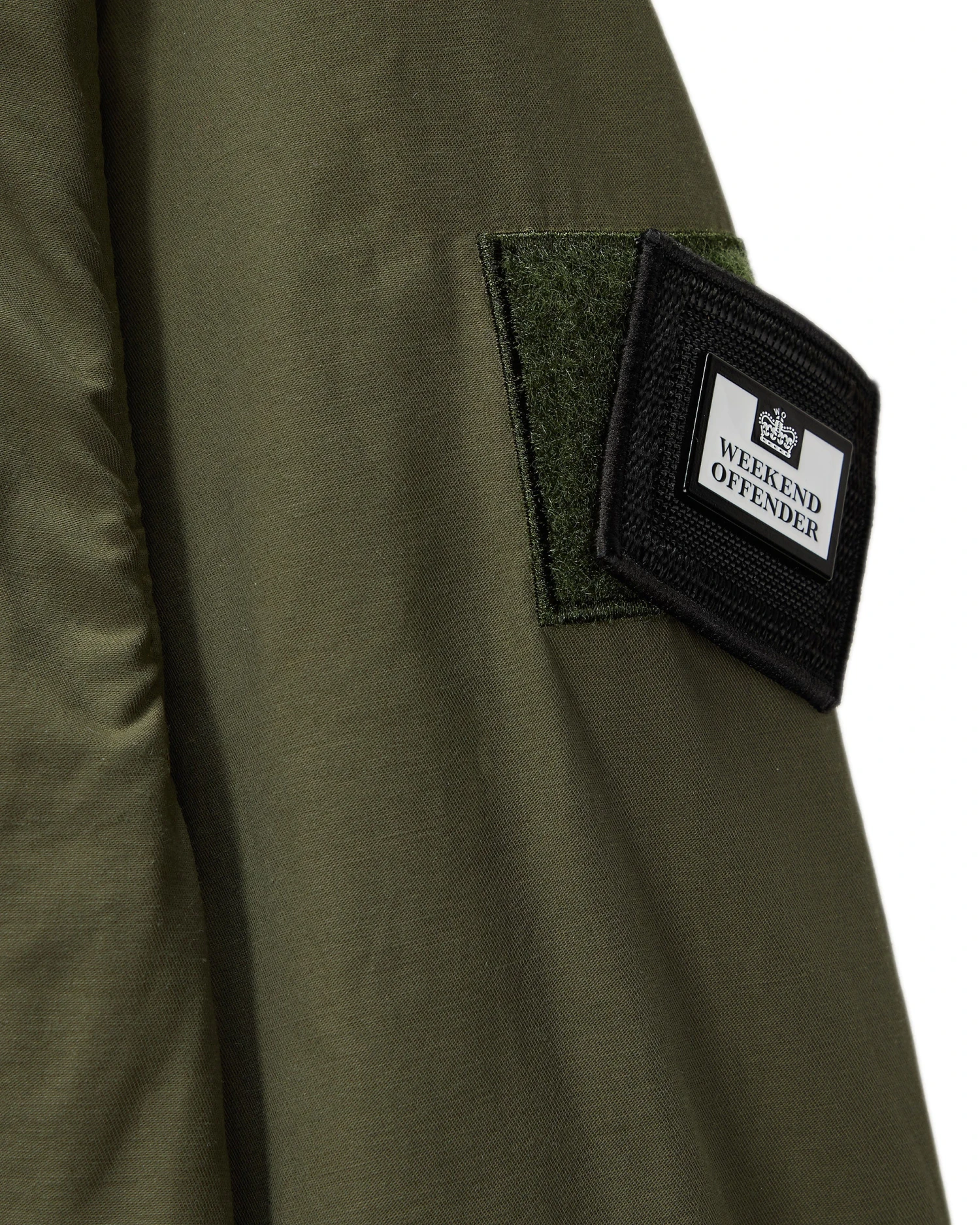 Weekend Offender Seinfeld Mesh Pocket Field Jacket Dark Green - Image 7