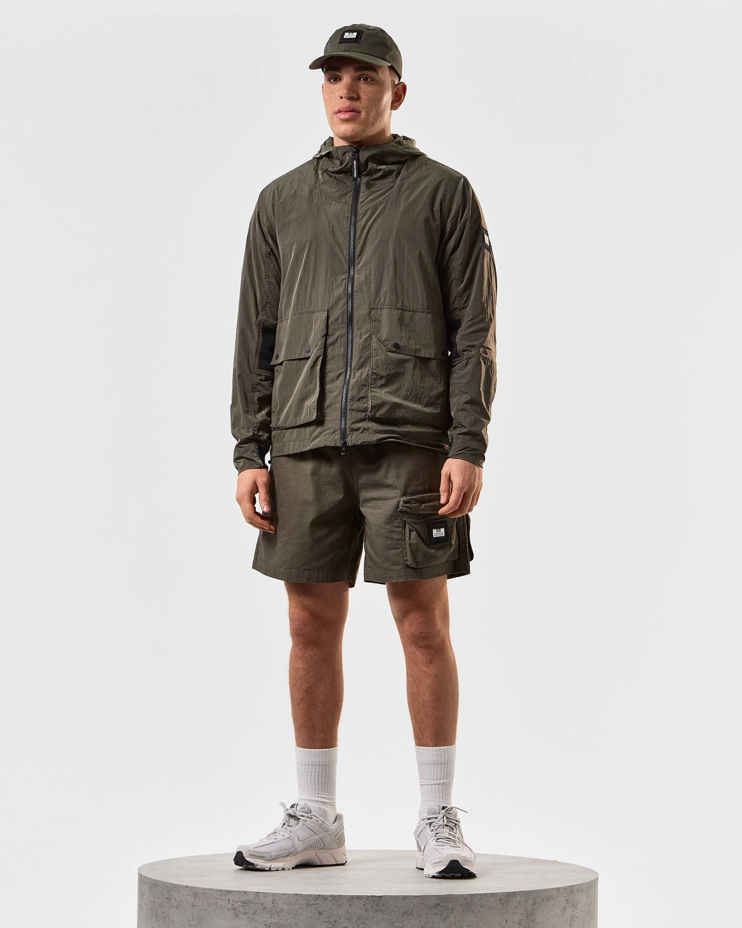 Weekend Offender Sunrise Hills Ripstop Shorts Castle Green - Image 2