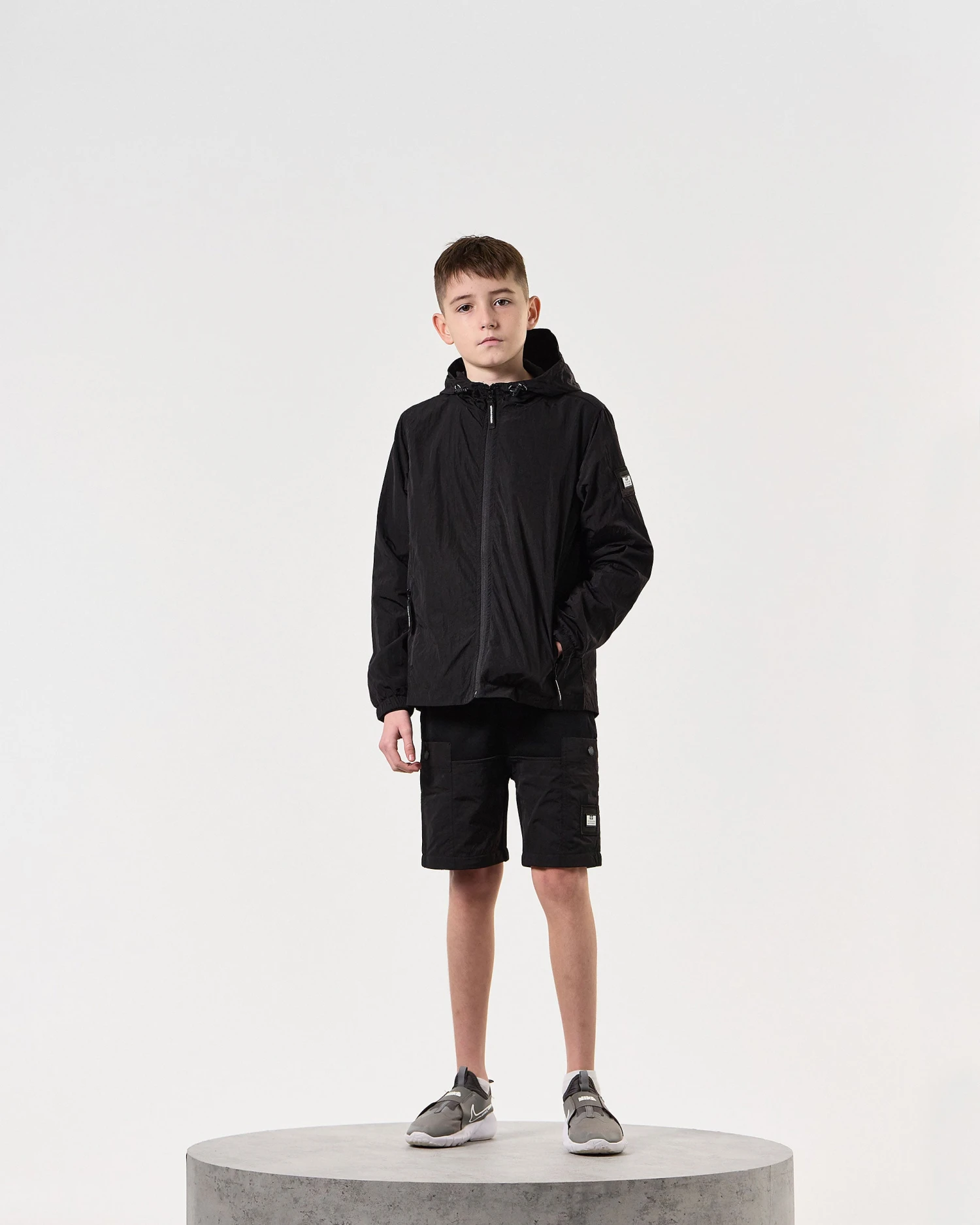 Weekend Offender Kids Technician Jacket Black - Image 2