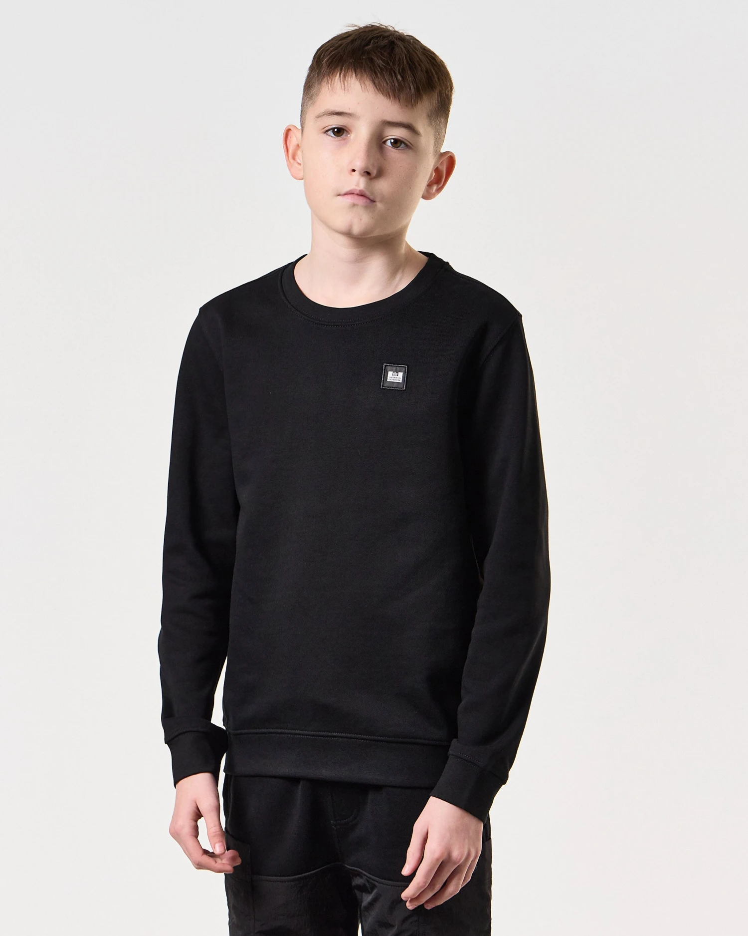 Weekend Offender Kids Ferrer Sweatshirt Black - Image 3