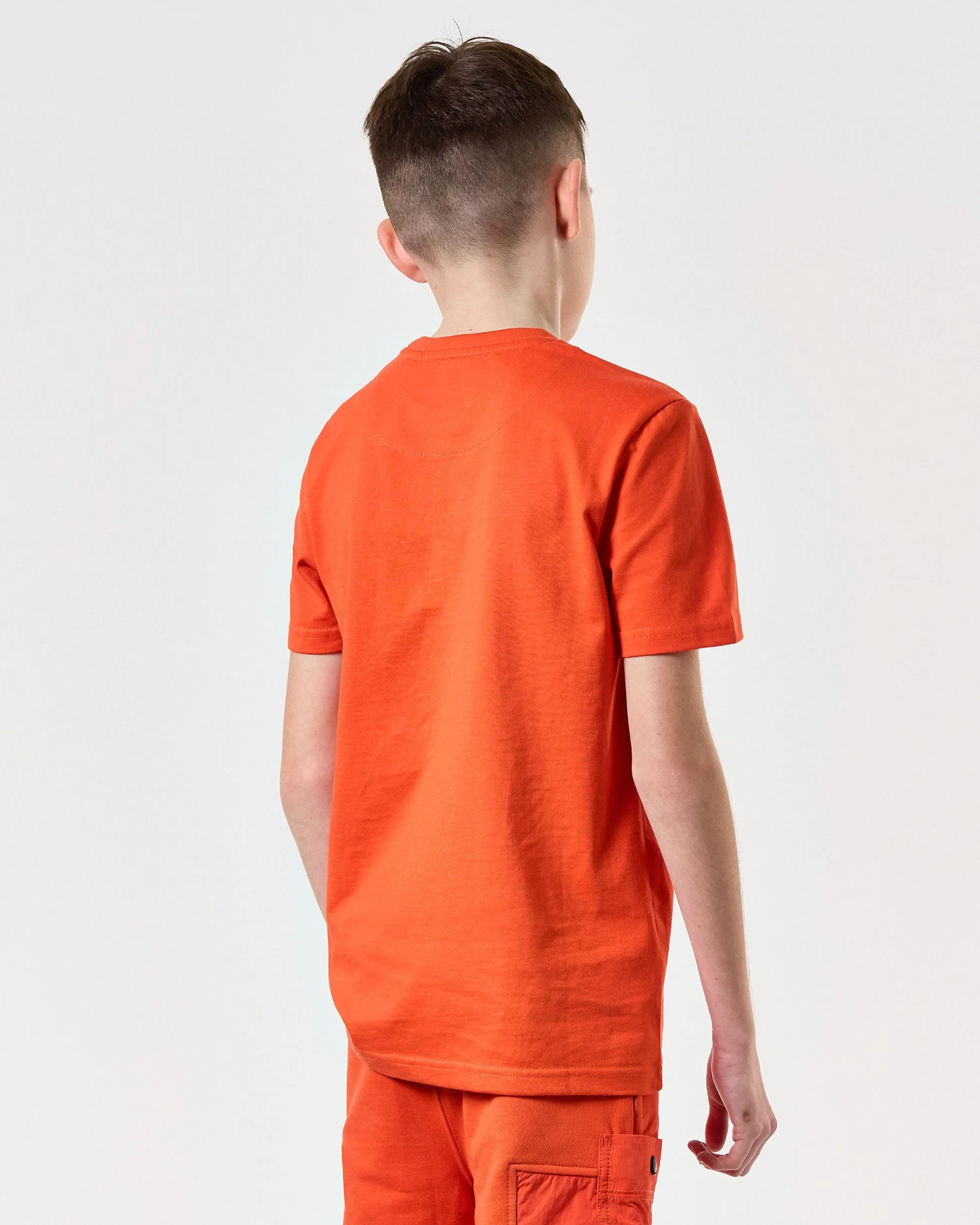 Weekend Offender Kids Tabiti Parachute T-Shirt Pure Orange - Image 4