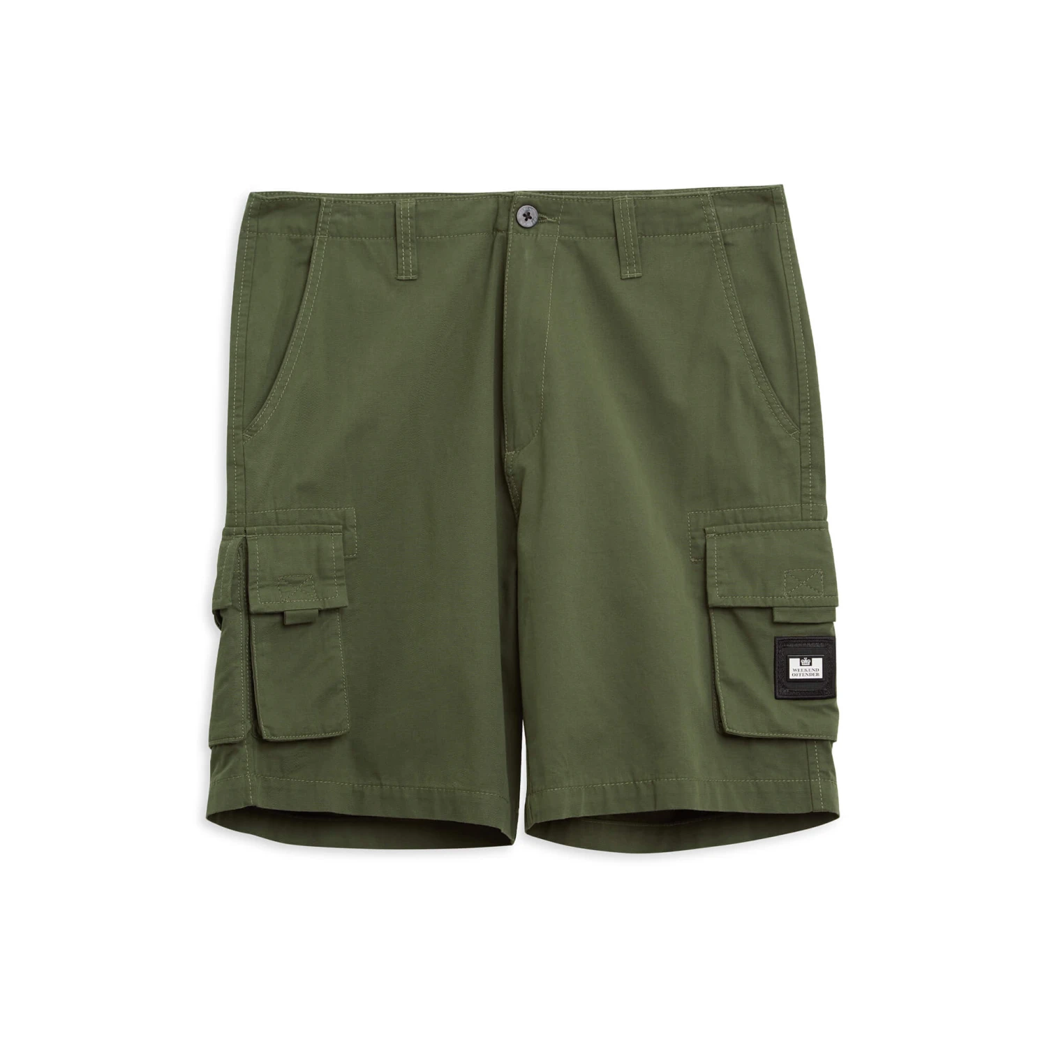 Weekend Offender Kids Mascia Cargo Shorts Dark Green