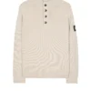 Weekend Offender Castillos Knitted Quarter Neck Sweatshirt Pumice