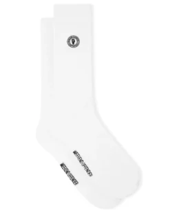 Weekend Offender Keep The Faith Sports Socks White Pack Of 3