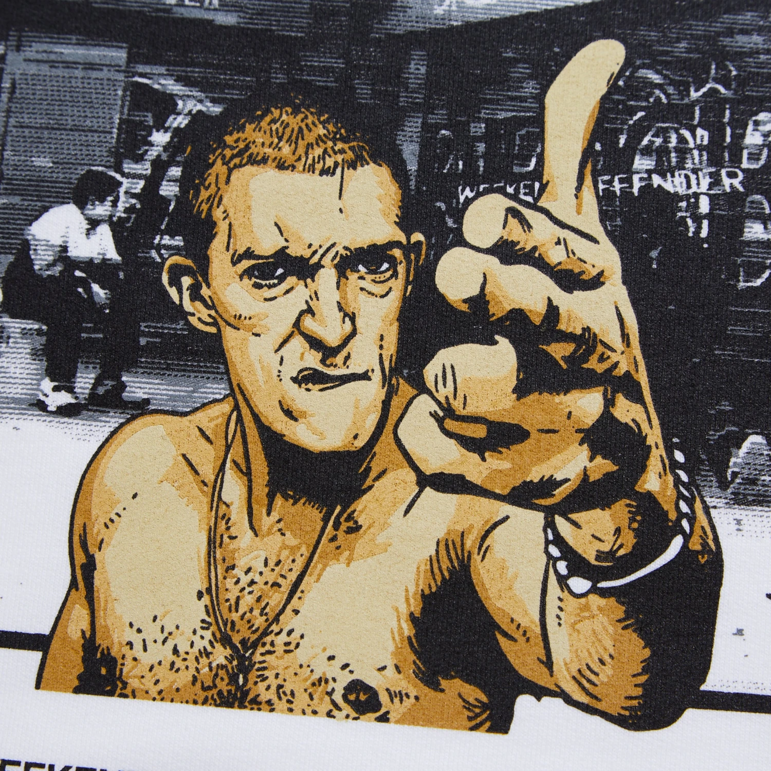 Weekend Offender La Haine Graphic Sweatshirt White - Image 2