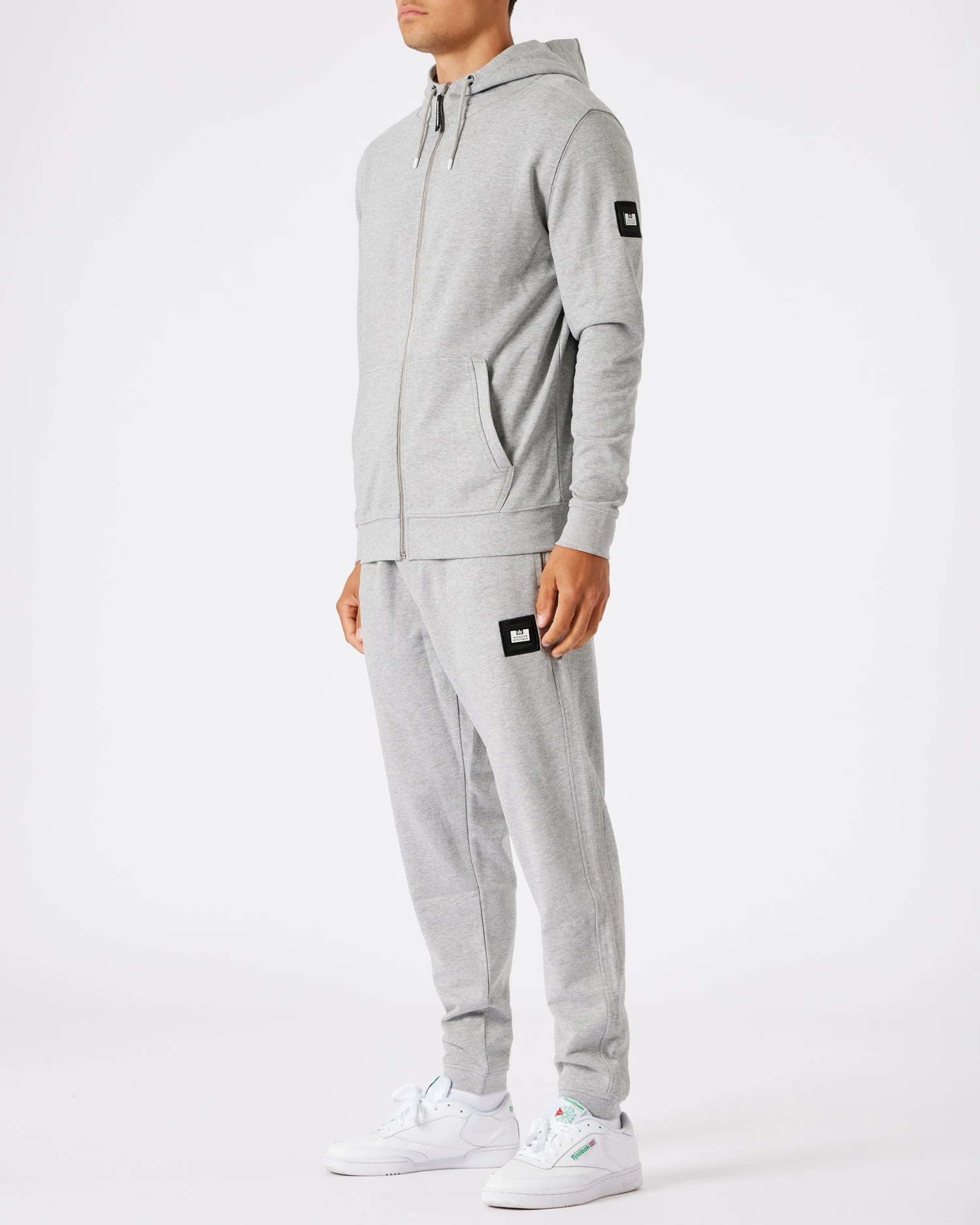 Weekend Offender New York Tracksuit Grey Marl - Image 2