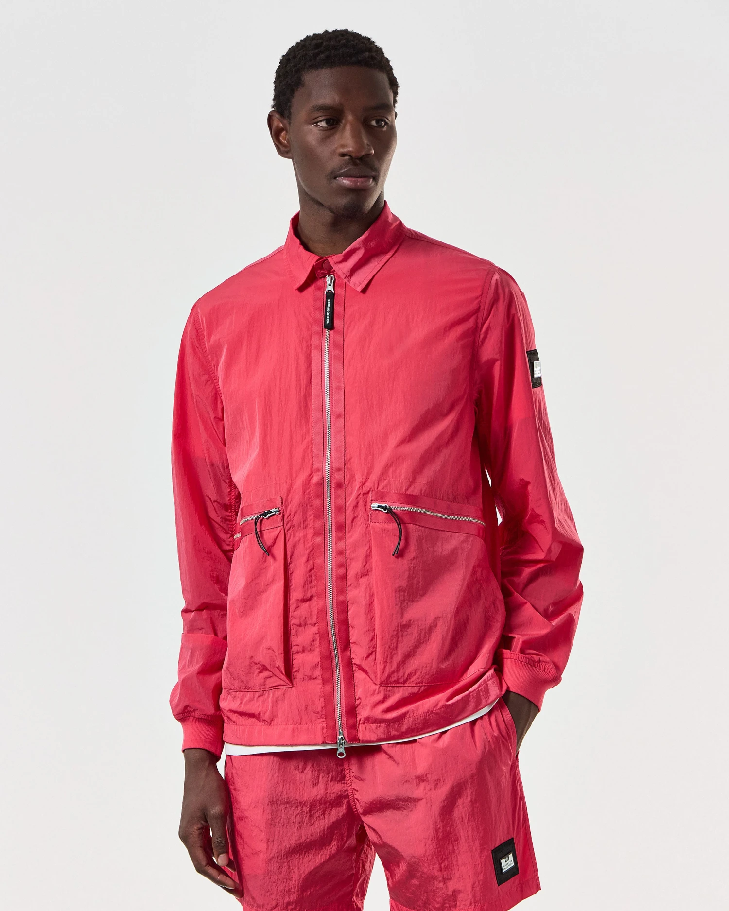Weekend Offender Zingaro Lightweight Jacket Anthurium Pink - Image 4