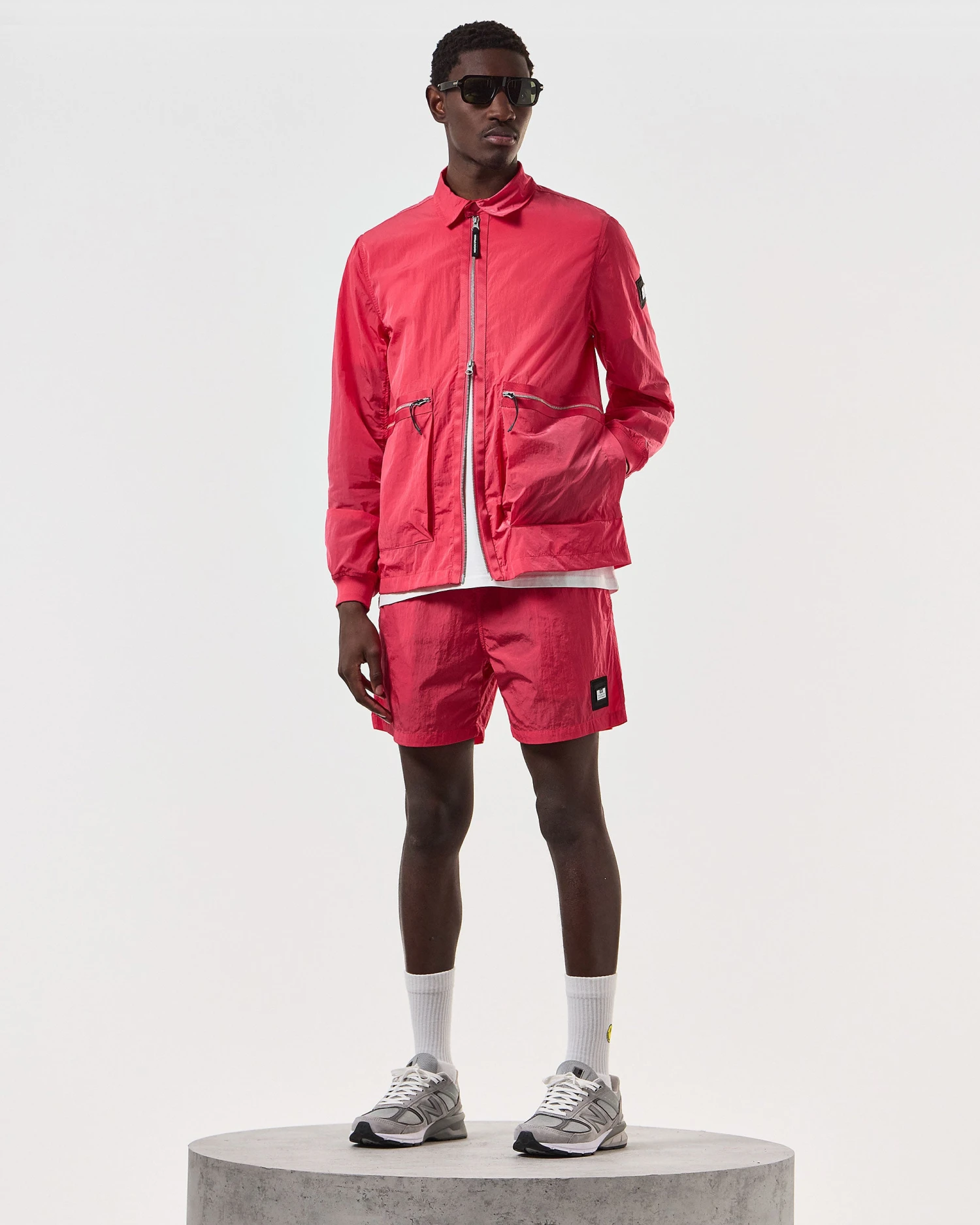 Weekend Offender Zingaro Lightweight Jacket Anthurium Pink - Image 2
