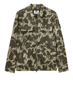 Weekend Offender Waya Over-Shirt Castle Green Rain Camo