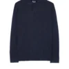Weekend Offender Austin Long Sleeve Polo Shirt Navy