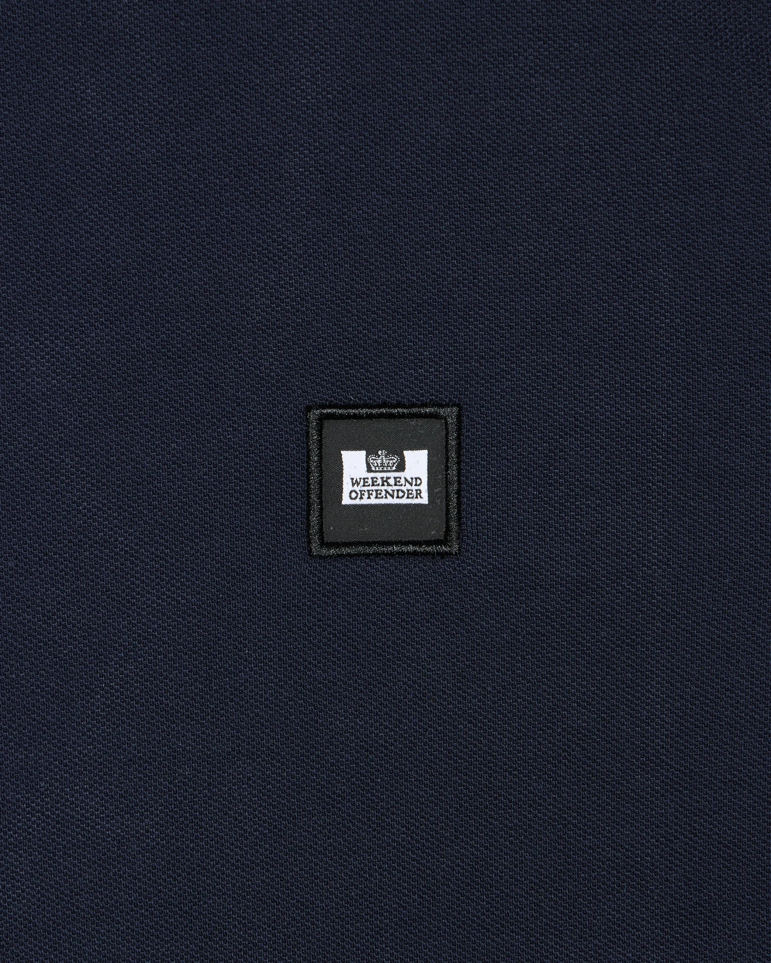 Weekend Offender Carola Long Sleeve Polo Shirt Navy/House Check - Image 6