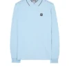 Weekend Offender Carola Long Sleeve Polo Shirt Winter Sky/Blue House Check