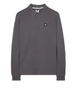 Weekend Offender Dice Long Sleeve Polo Shirt Greystone