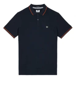 Weekend Offender Colombi Polo Shirt Navy