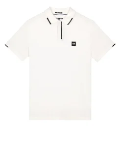 Weekend Offender Rivas Polo Shirt Winter White