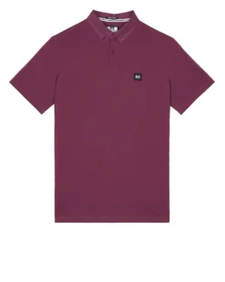 Weekend Offender Schooling Polo Shirt Deep Plum