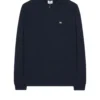 Weekend Offender Dice Long Sleeve Polo Shirt Navy