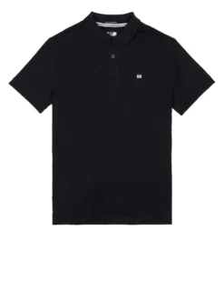 Weekend Offender Monteray Mercerised Polo Shirt Black