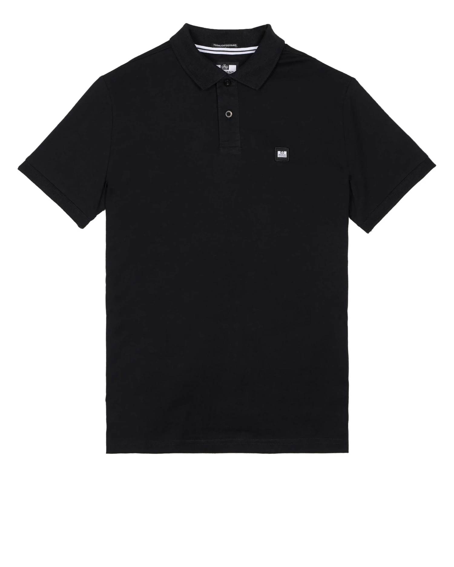 Weekend Offender Monteray Mercerised Polo Shirt Black