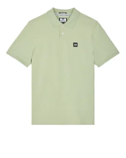 Weekend Offender Caneiros Polo Shirt Pale Moss Green