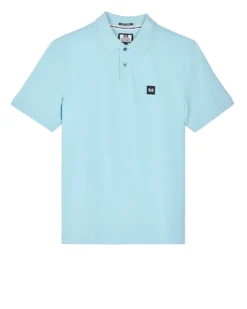 Weekend Offender Caneiros Polo Shirt Saltwater Blue - Plus Size
